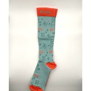 1 Pair FIGS Compression Socks 100% Awesome Size Medium